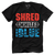 Shred White And Blue