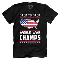 T shirt america back to back world war champs deals