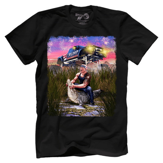 T-shirt Premium Mens Shirt / Black / XS Trump Gator Wrestling
