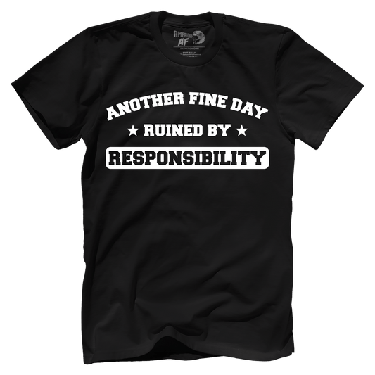 Apparel Premium Mens Shirt / Black / XS Fine Day Ruined