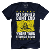 My Rights Don't End - Don't Tread on Me