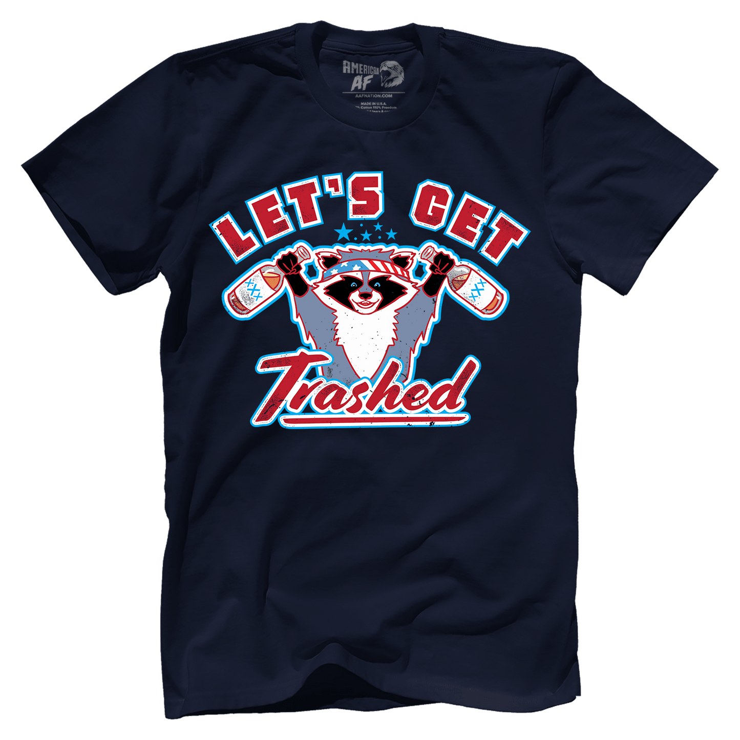 Apparel Premium Mens Shirt / Midnight Navy / XS Let's Get Trashed