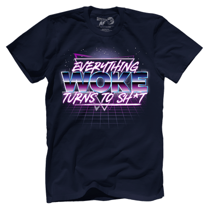 T-shirt Premium Mens Shirt / Midnight Navy / XS Everything Woke