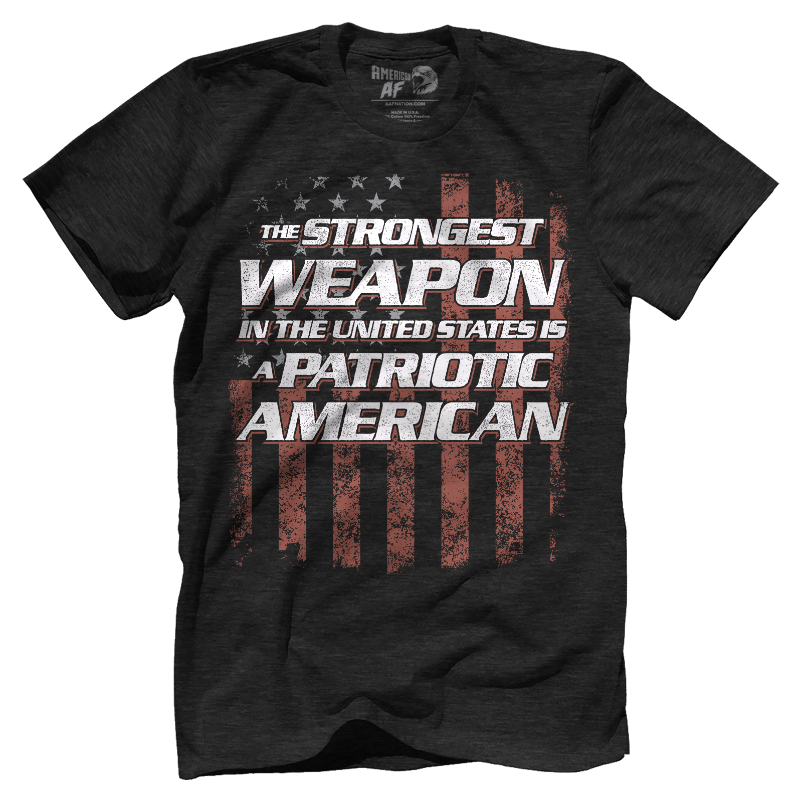 T-shirt Premium Mens Triblend Shirt / Vintage Black / S The Strongest Weapon