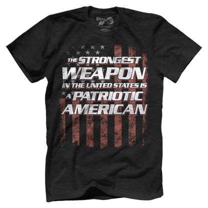 T-shirt Premium Mens Triblend Shirt / Vintage Black / S The Strongest Weapon