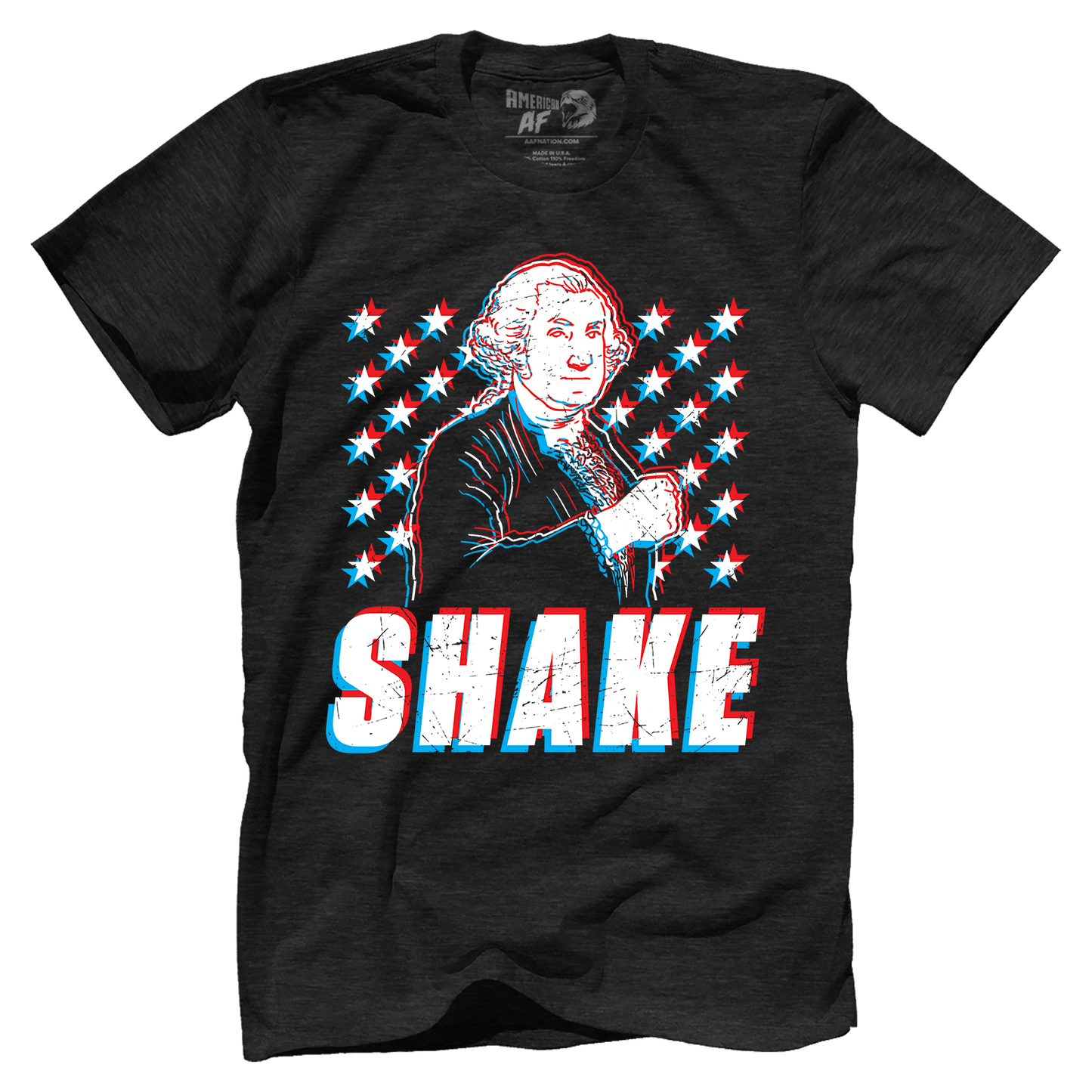 T-shirt Premium Mens Triblend Shirt / Vintage Black / S Shake V2