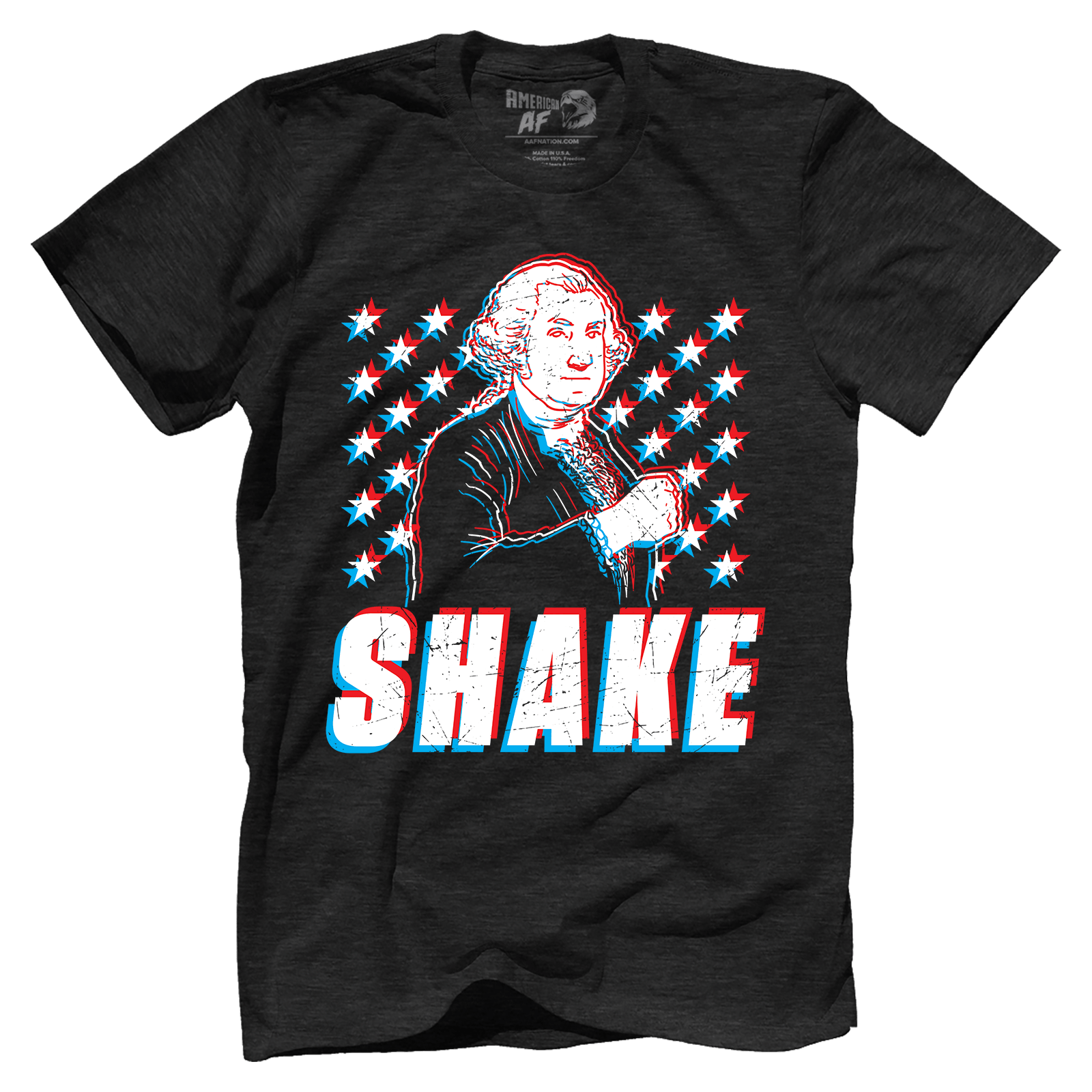 T-shirt Premium Mens Triblend Shirt / Vintage Black / S Shake V2
