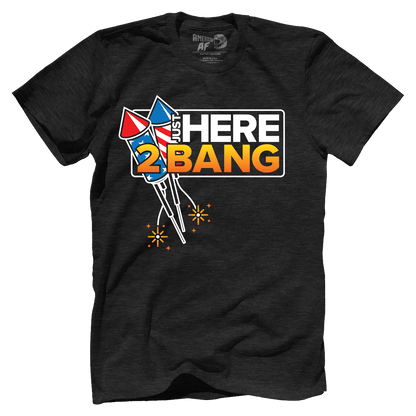 Apparel Premium Mens Triblend Shirt / Vintage Black / S Here 2 Bang