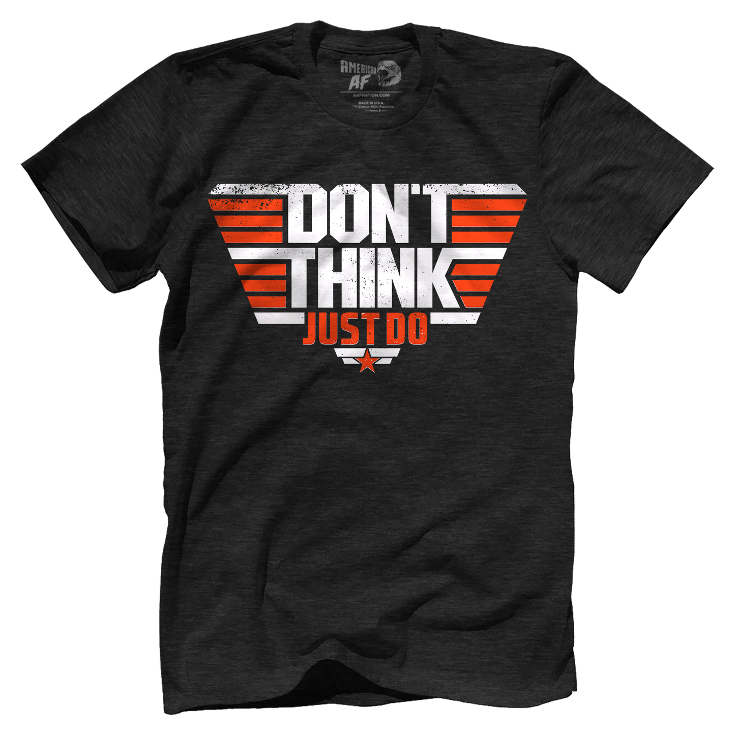 Apparel Premium Mens Triblend Shirt / Vintage Black / S Don't Think Just Do