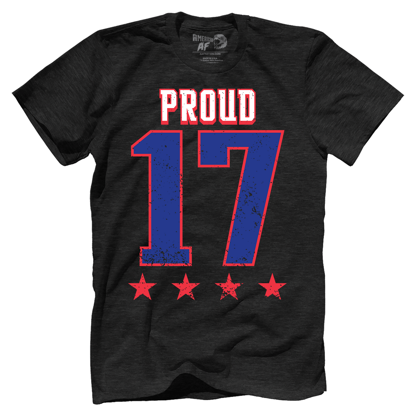 T-shirt Premium Mens Triblend Shirt / Vintage Black / S PROUD - His