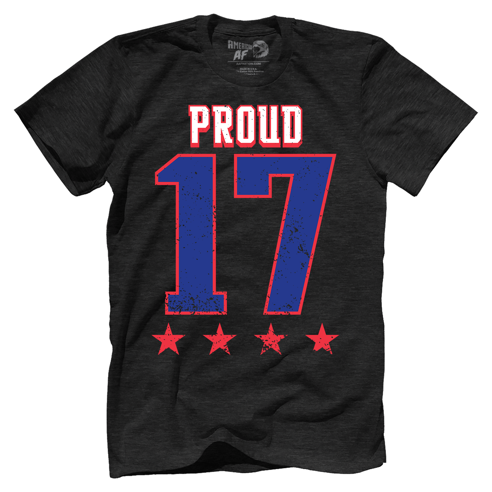 T-shirt Premium Mens Triblend Shirt / Vintage Black / S PROUD - His
