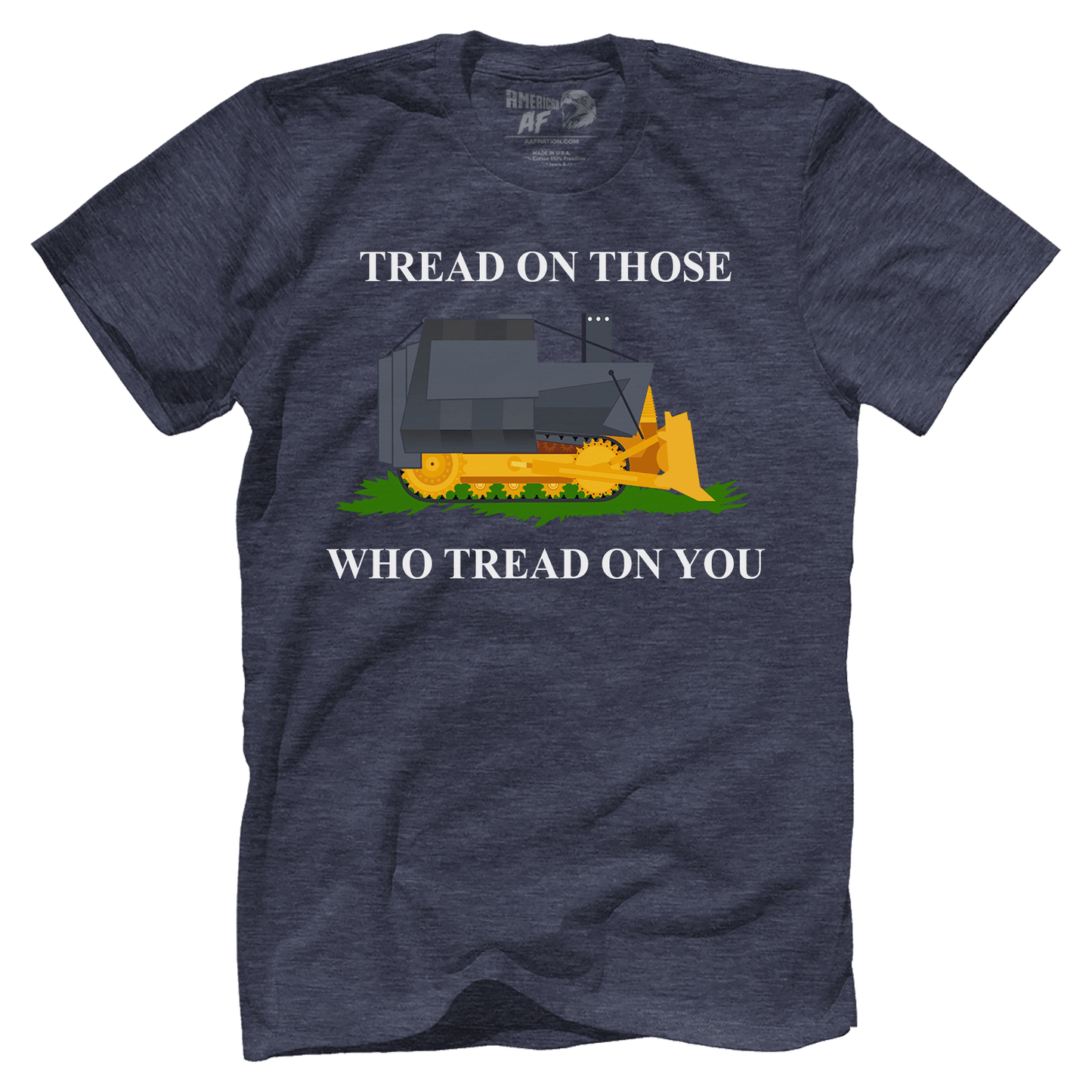 T-shirt Premium Mens Triblend Shirt / Vintage Navy / S Tread on Those Who Tread on You