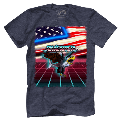 Retro Eagle Shark