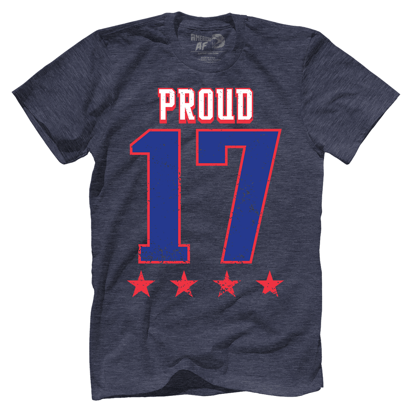 T-shirt Premium Mens Triblend Shirt / Vintage Navy / S PROUD - His