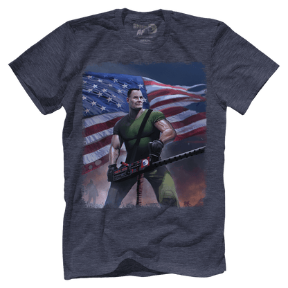 Apparel Premium Mens Triblend Shirt / Vintage Navy / S Chesty Puller Frozen Chosin' Zoom 2