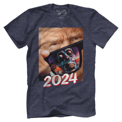 T-shirt Premium Mens Triblend Shirt / Vintage Navy / S Trump 2024 They Live