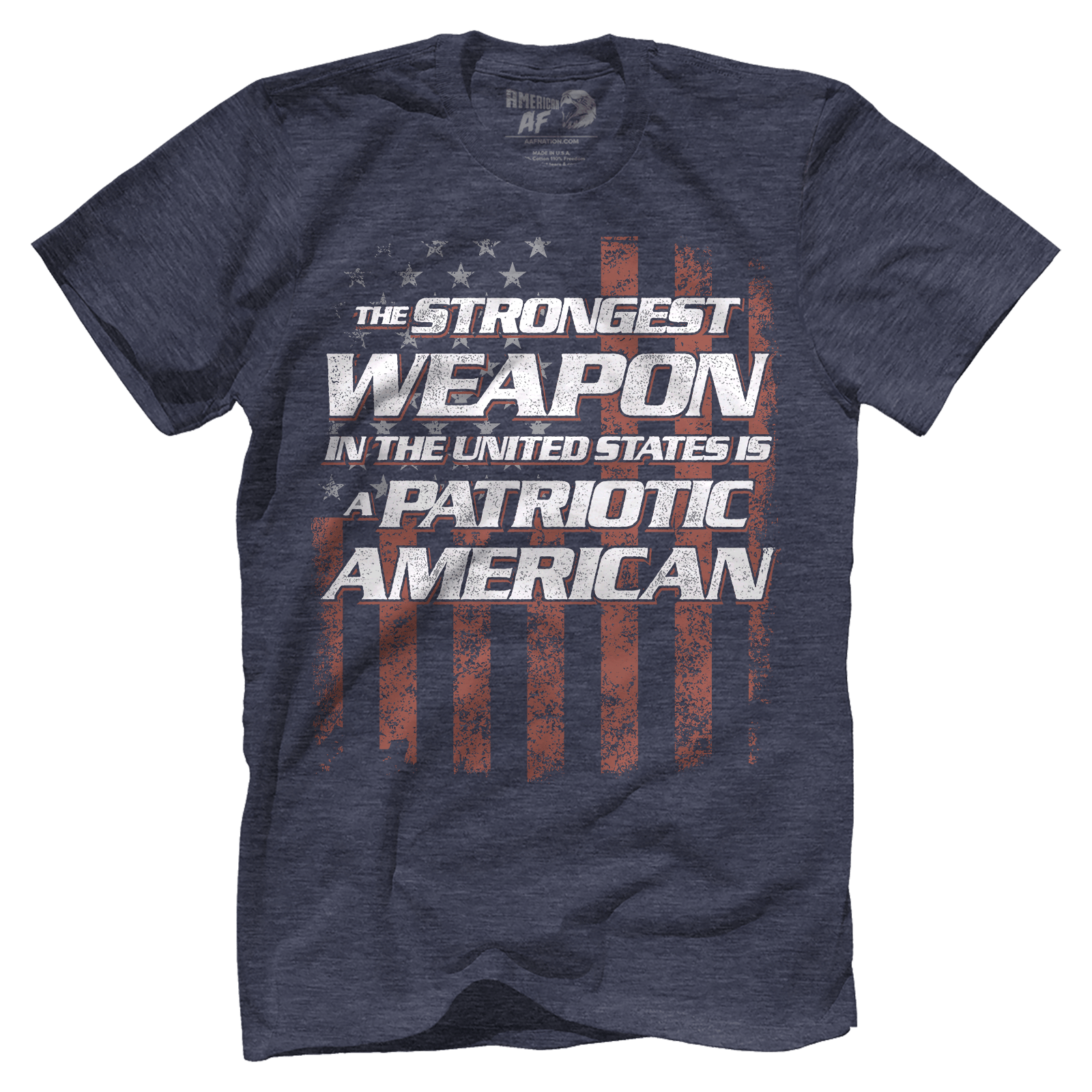 T-shirt Premium Mens Triblend Shirt / Vintage Navy / S The Strongest Weapon