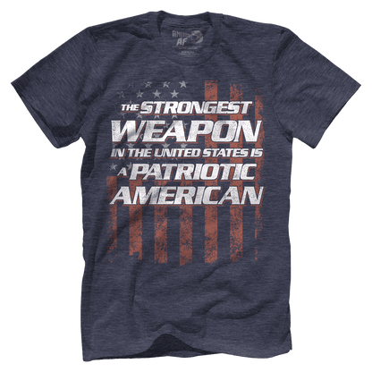 T-shirt Premium Mens Triblend Shirt / Vintage Navy / S The Strongest Weapon