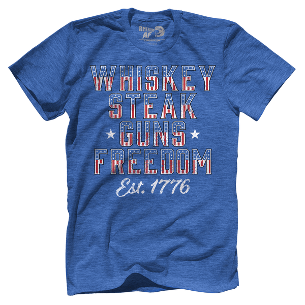 Whiskey Steak Guns - August 2023 Club AAF Exclusive Design