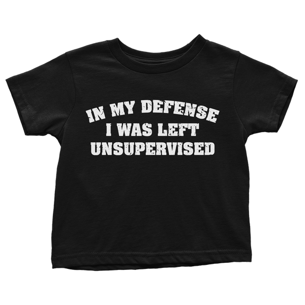 In My Defense - Toddlers