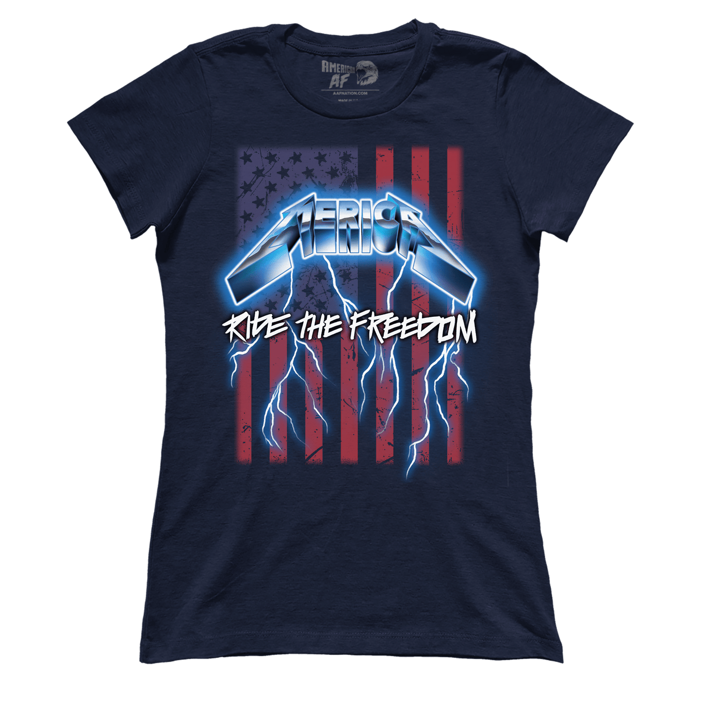 T-shirt Premium Ladies Tee / Midnight Navy / XS Ride the Freedom (Ladies)