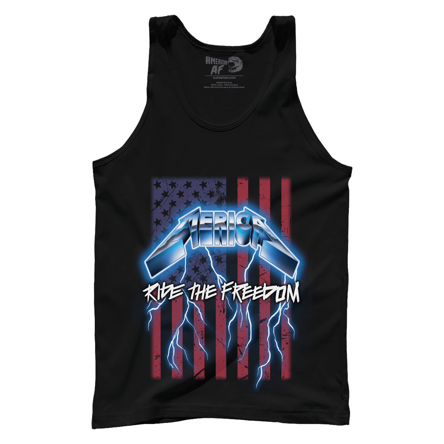 T-shirt Premium Mens Tank / Black / XS Ride the Freedom