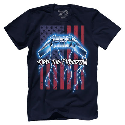 T-shirt Premium Mens Shirt / Midnight Navy / XS Ride the Freedom