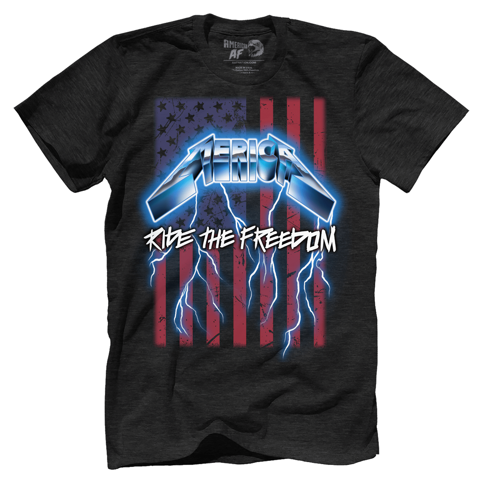 T-shirt Premium Mens Triblend Shirt / Vintage Black / S Ride the Freedom