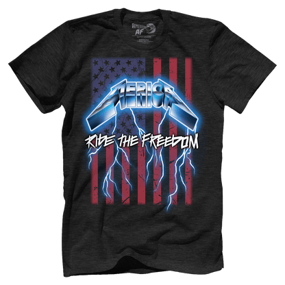 T-shirt Premium Mens Triblend Shirt / Vintage Black / S Ride the Freedom