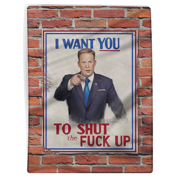 Uncle Spicer Brick Wall Blanket
