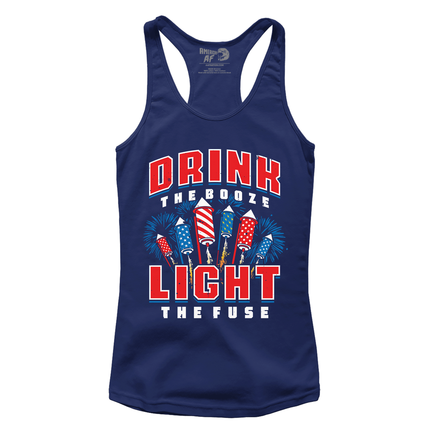 T-shirt Premium Ladies Racerback Tank / Midnight Navy / XS Drink Light (Ladies)