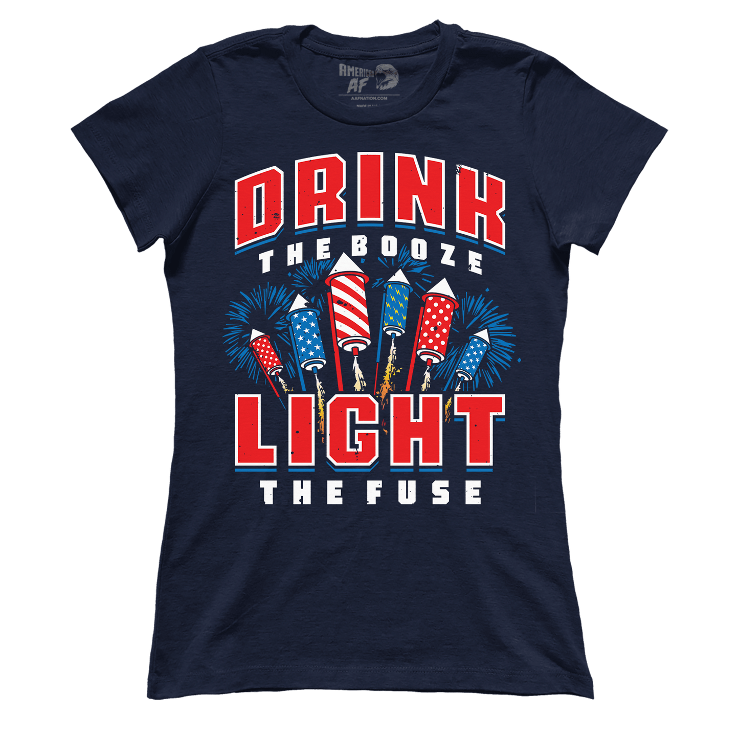 T-shirt Premium Ladies Tee / Midnight Navy / XS Drink Light (Ladies)