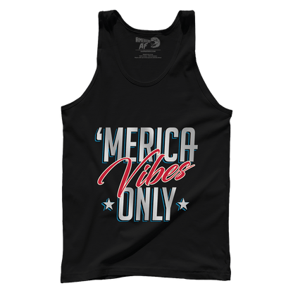 T-shirt Premium Mens Tank / Black / XS Merica Vibes Only