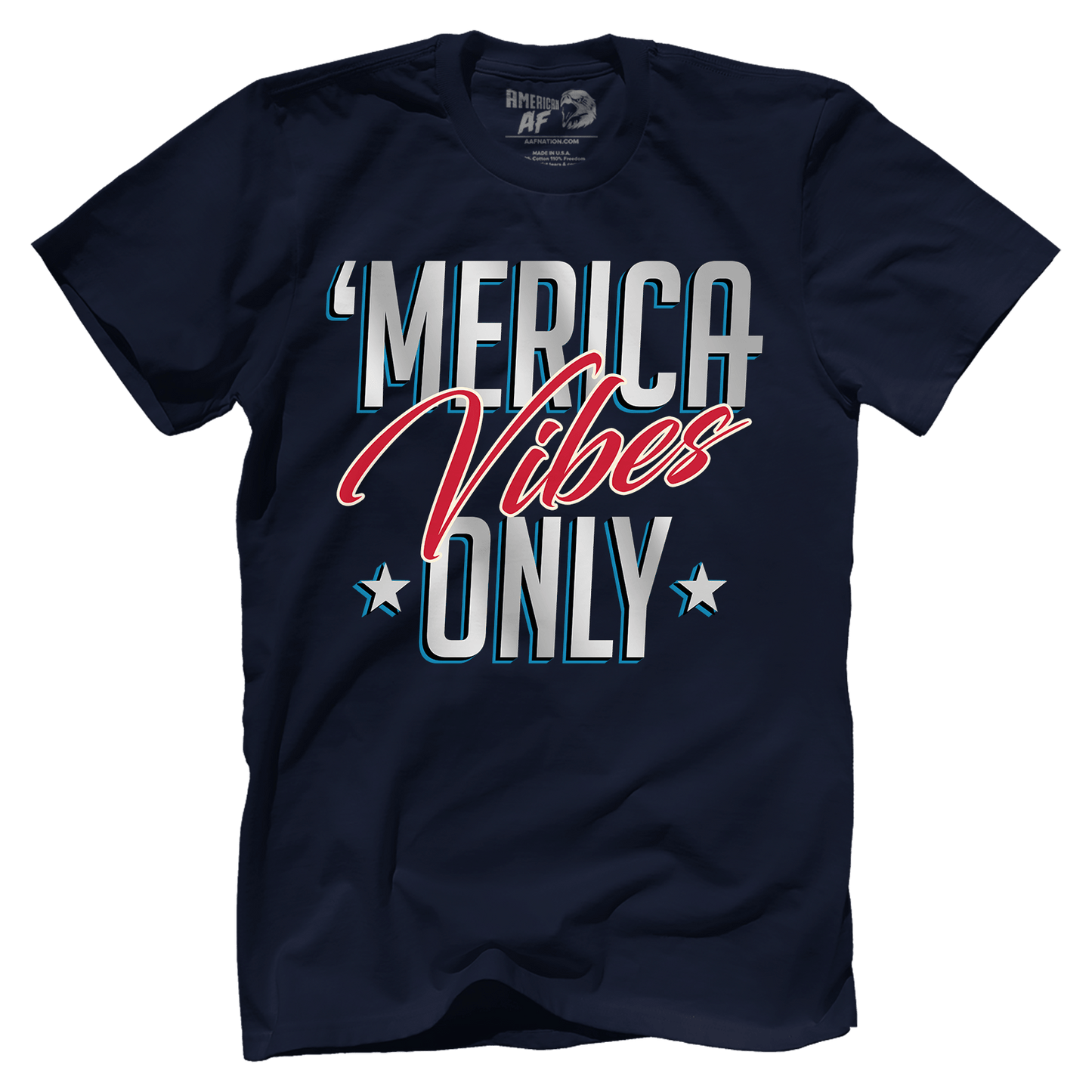 T-shirt Premium Mens Shirt / Midnight Navy / XS Merica Vibes Only