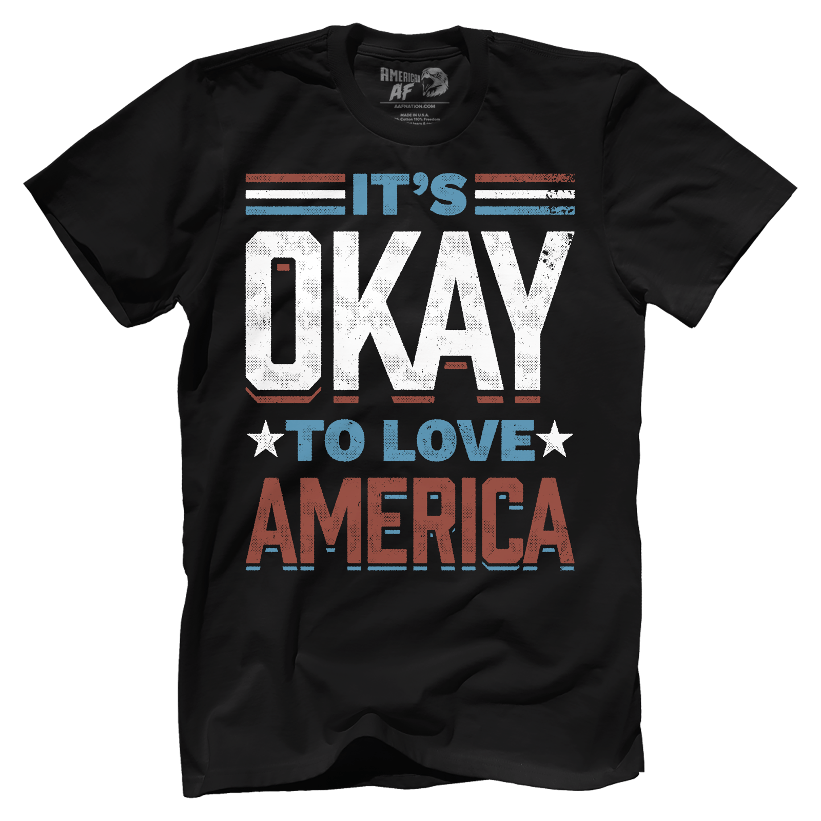 T-shirt Premium Mens Shirt / Black / XS It's Okay To Love America