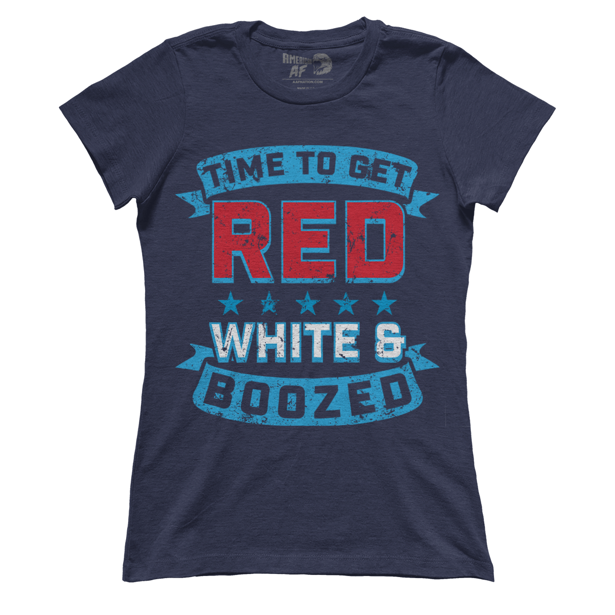 Apparel Red White and Boozed (Ladies)
