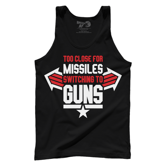 T-shirt Premium Mens Tank / Black / XS Switching To Guns
