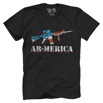 T-shirt Premium Mens Triblend Shirt / Vintage Black / S AR-Merica