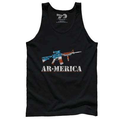 T-shirt Premium Mens Tank / Black / XS AR-Merica