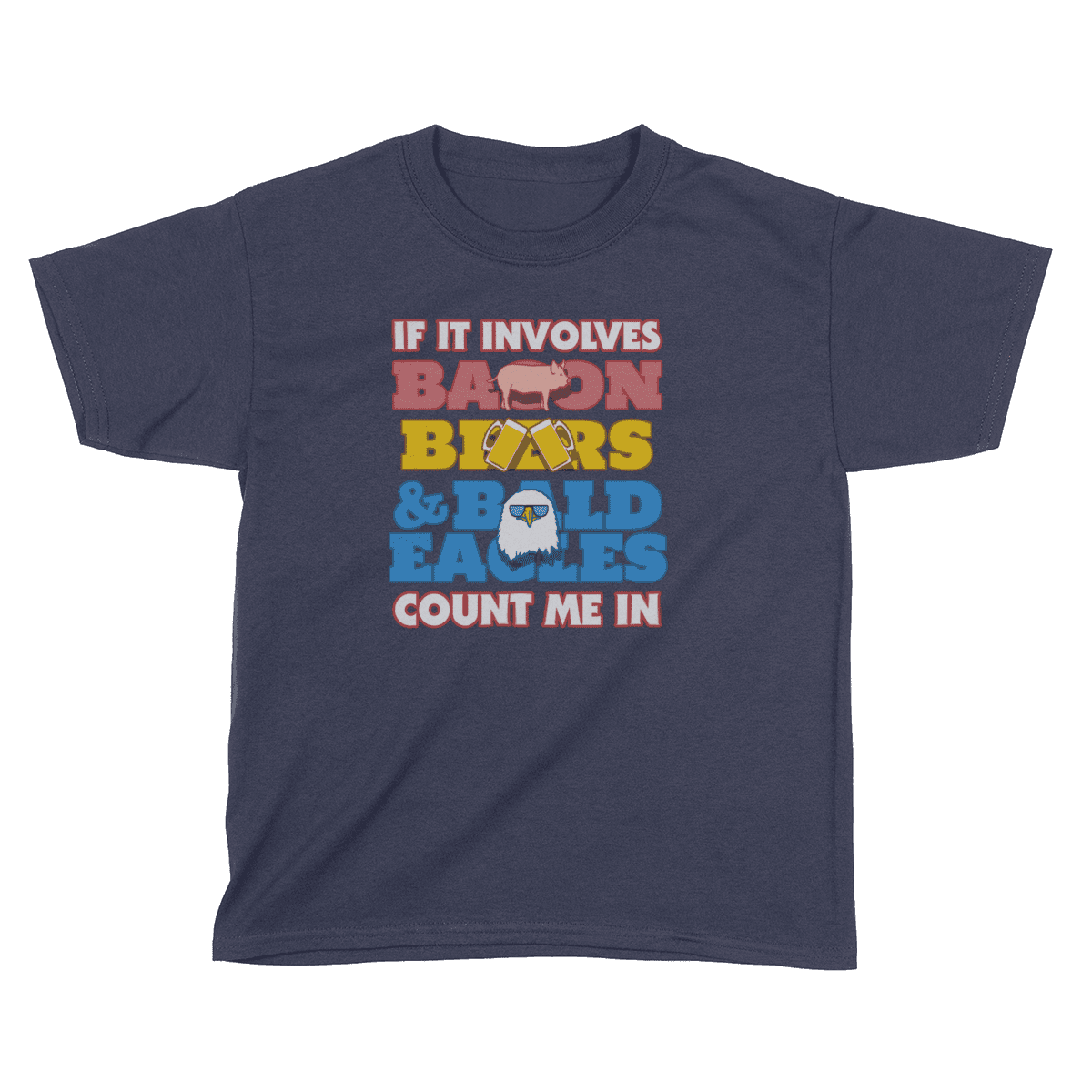 Bacon Beers and Bald Eagles - Kids | American AF - AAF Nation