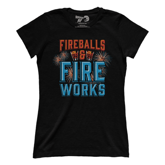 T-shirt Premium Ladies Tee / Black / XS Fireballs and Fireworks (Ladies)