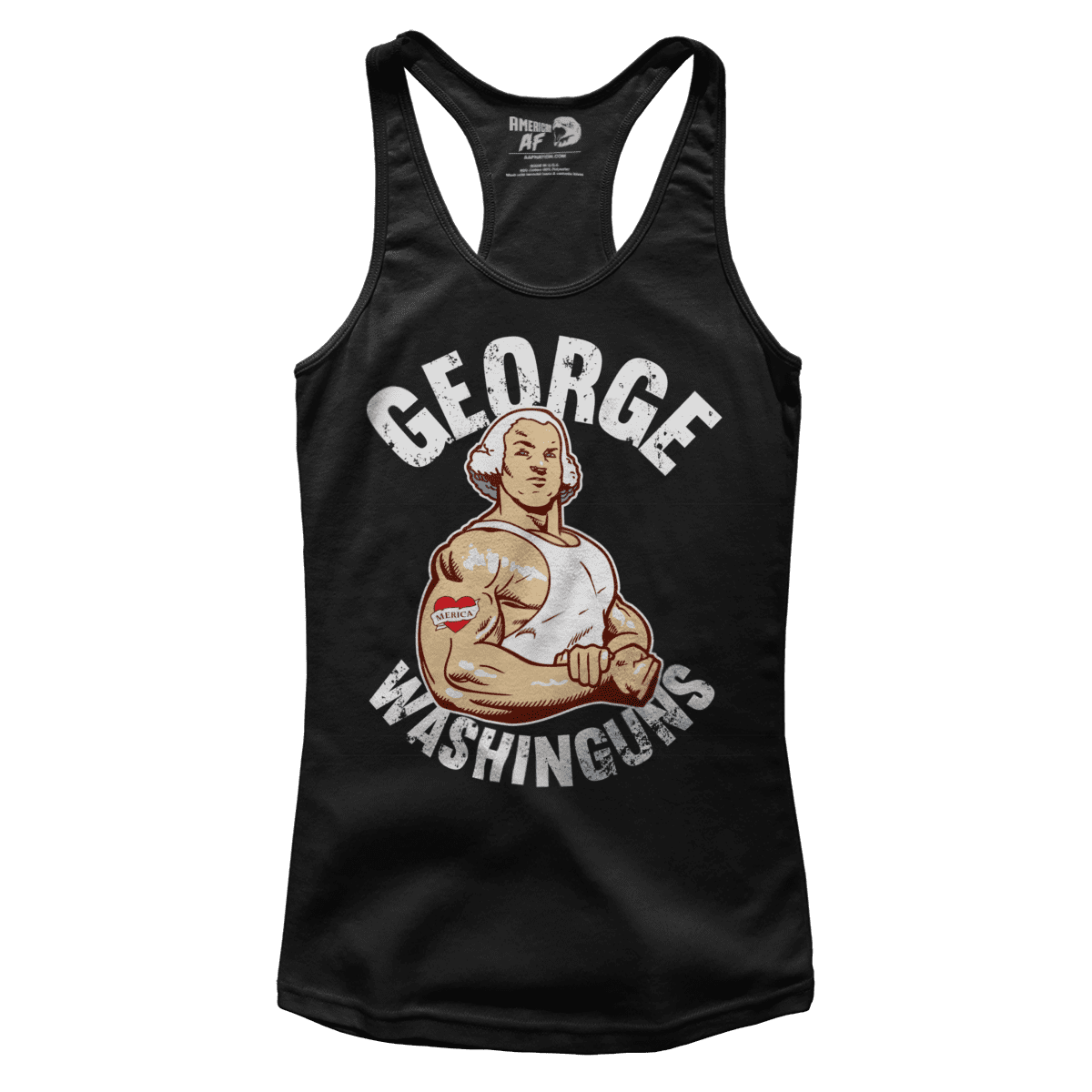 T-shirt Premium Ladies Racerback Tank / Black / XS George Washinguns (Ladies)