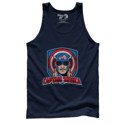 T-shirt Premium Mens Tank / Navy / XS Captain 'Merica