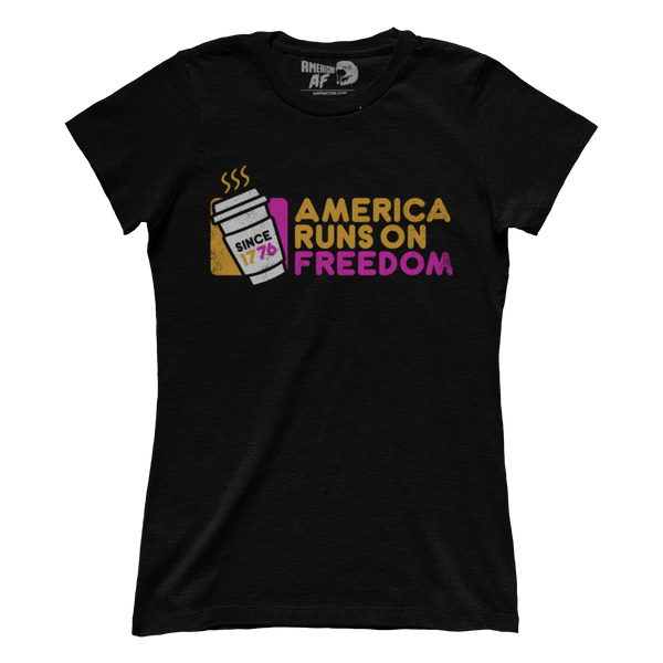 Runs On Freedom (Ladies) - March 2022 Club AAF Exclusive Design