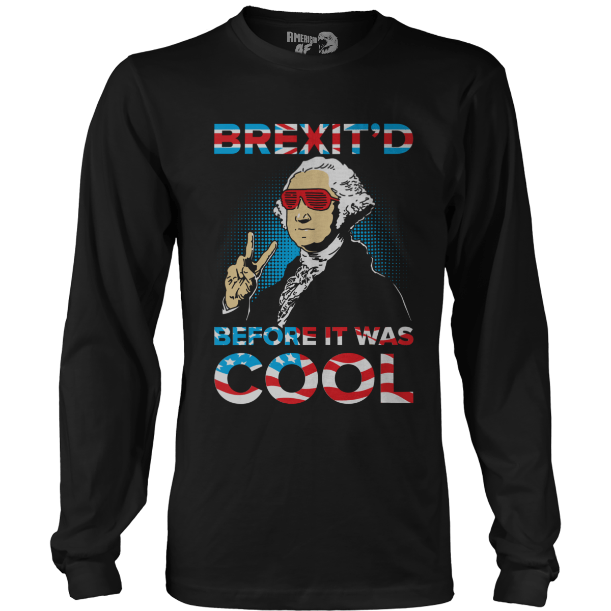 T-shirt Mens Long Sleeve / Black / S Brexit'd