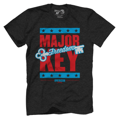 T-shirt Premium Mens Triblend Shirt / Vintage Black / S Major Key