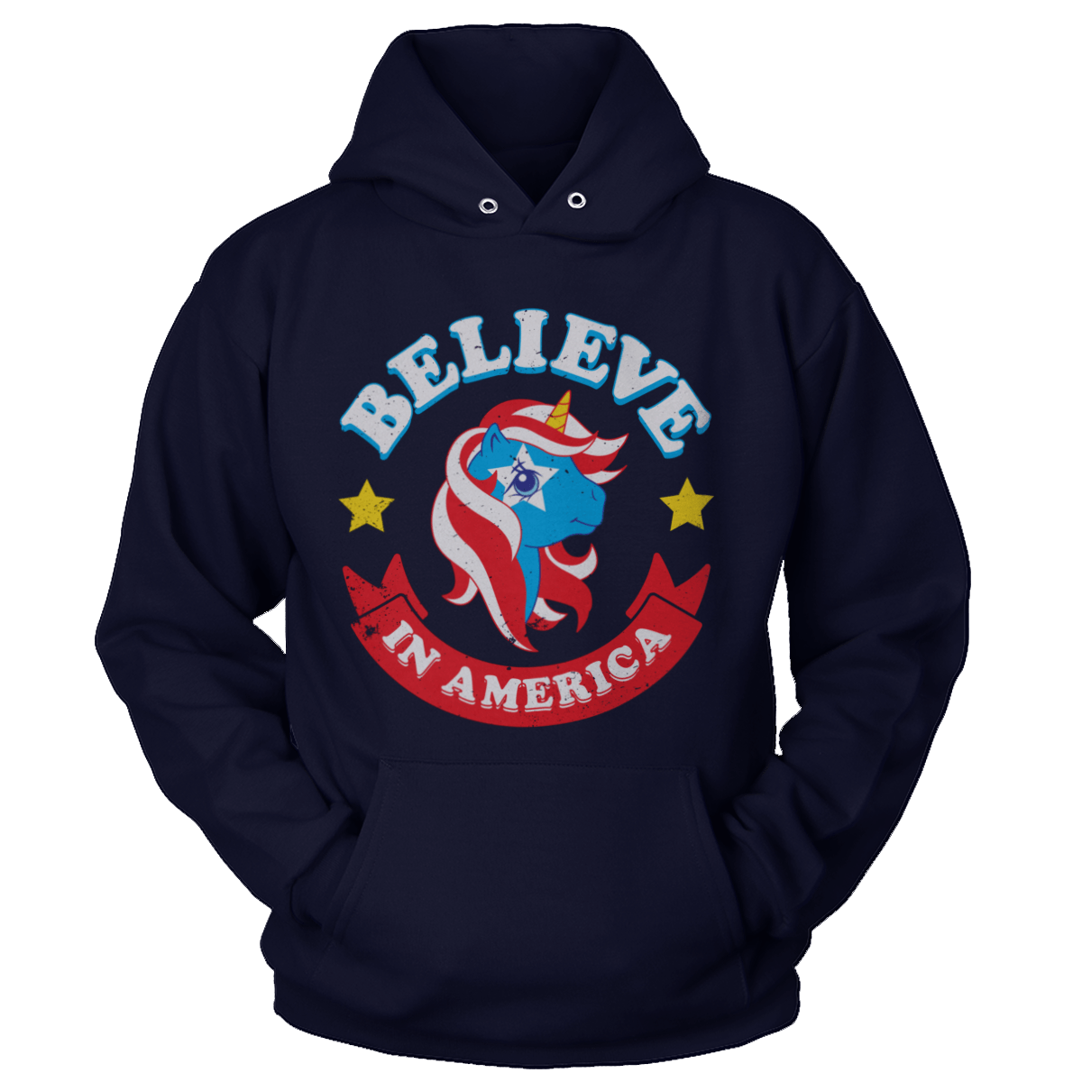 T-shirt Unisex Hoodie / Navy / S My Little Americorn