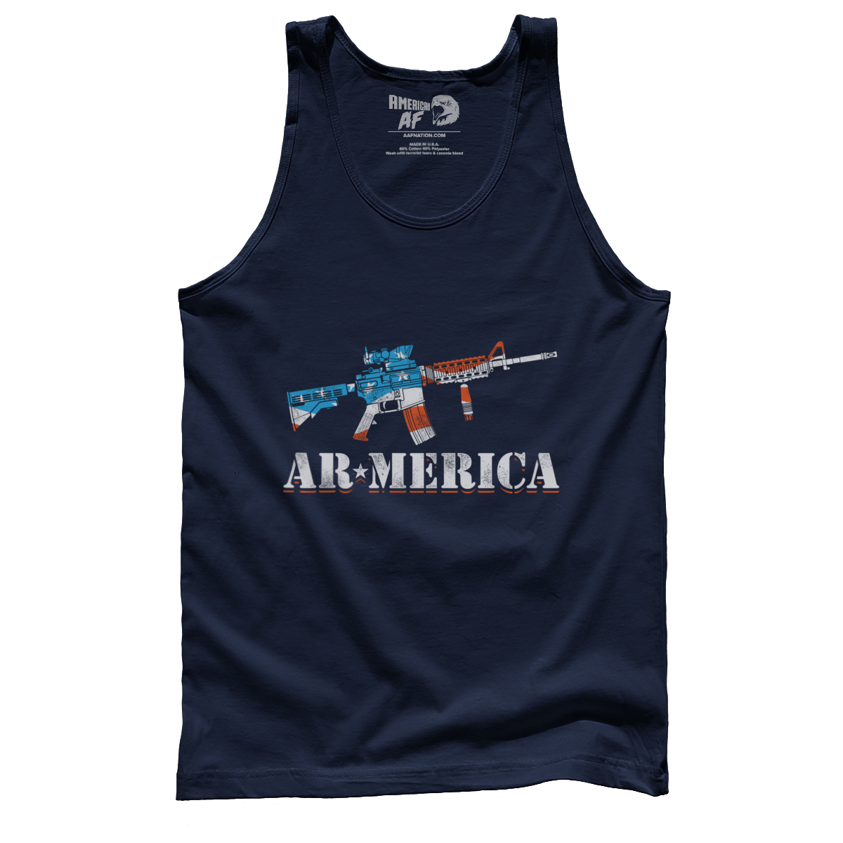 T-shirt Premium Mens Tank / Navy / XS AR-Merica