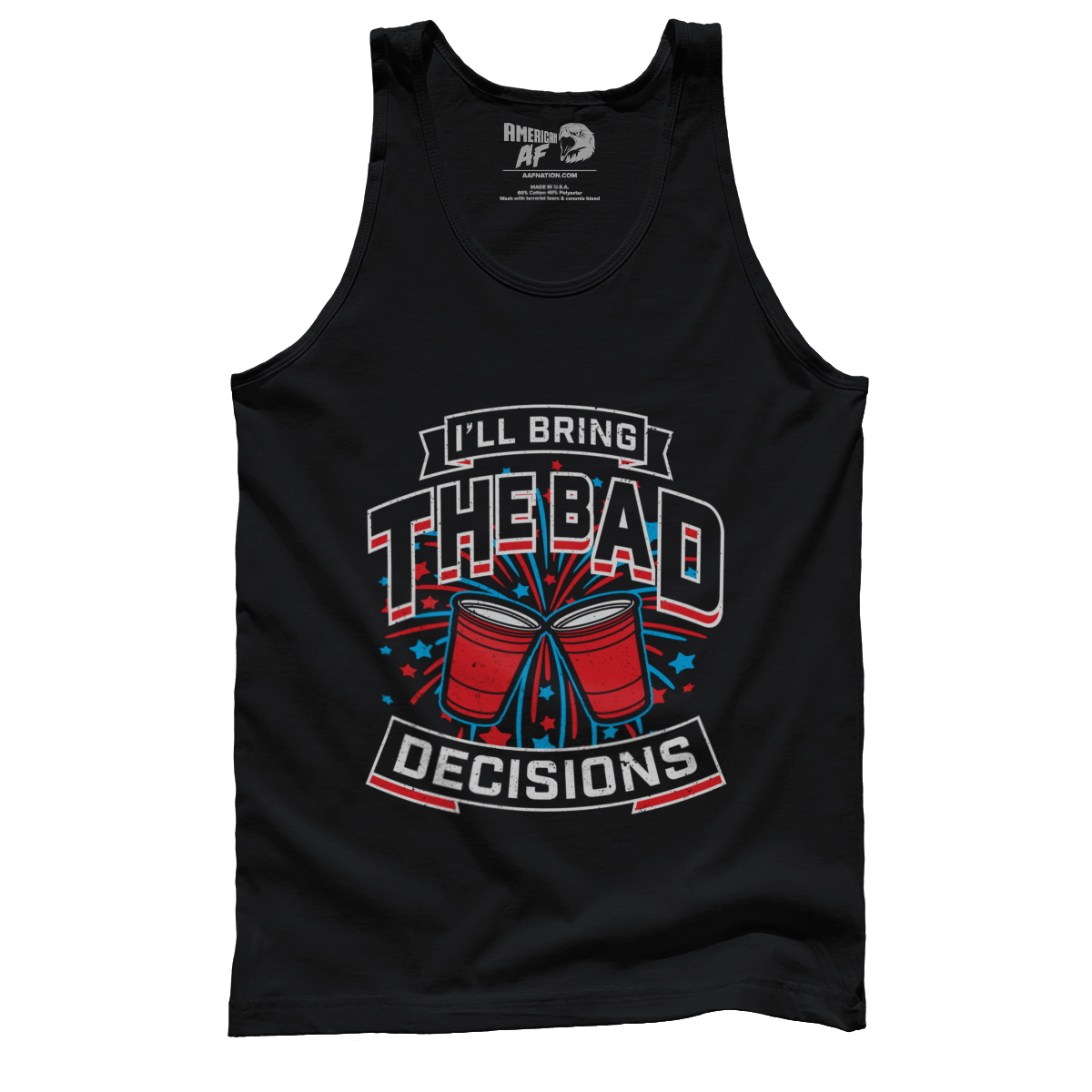 Apparel Premium Mens Tank / Black / XS Bad Decisions