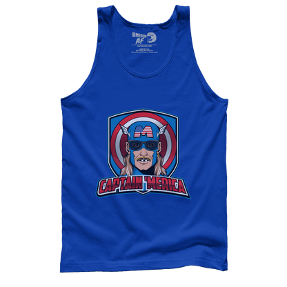 T-shirt Premium Mens Tank / True Royal / XS Captain 'Merica